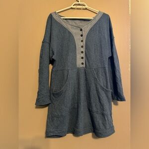 Free people button-Front Dress